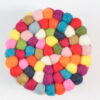 klein rond multicolor