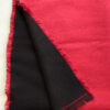 DG020 Dubbelgeweven sjaal in 2 kleuren rood 3 Rood-Zwart dubbel geweven sjaal in 2 kleuren