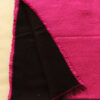 Fuchsia-Zwart dubbel geweven sjaal