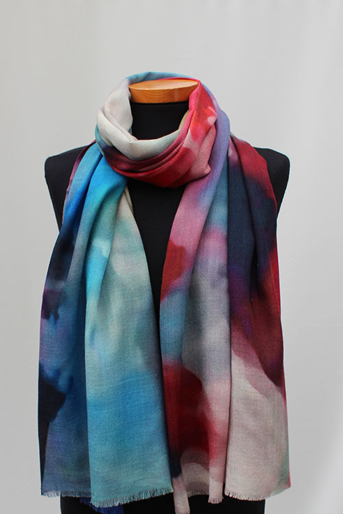 Cashmere-sjaal-Rood-Blauw