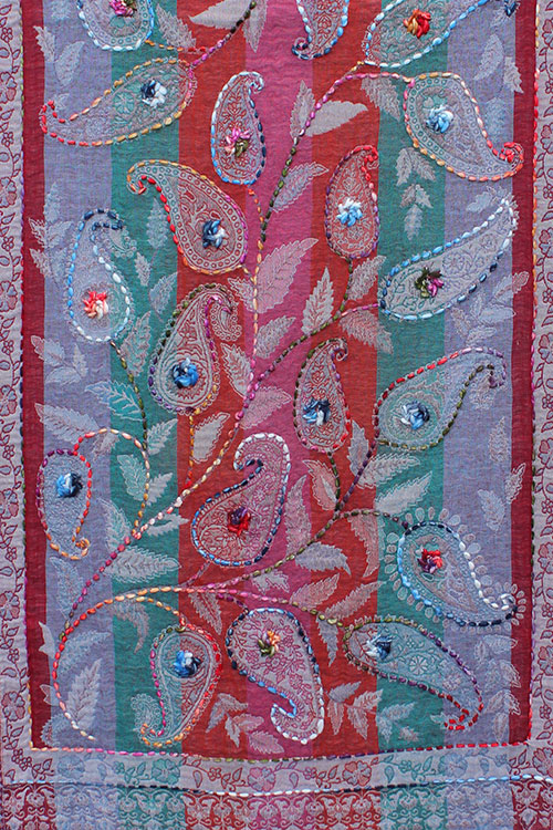 Geborduurde-sjaal-multicolor-paisley-1-BW054 Geborduurde-sjaal-multicolor-paisley