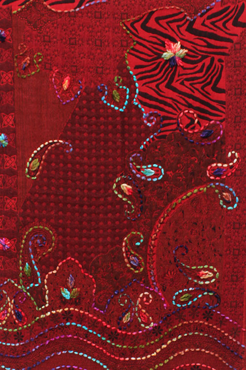 Geborduurde-sjaal-rood-1-BW051 Geborduurde-sjaal-rood