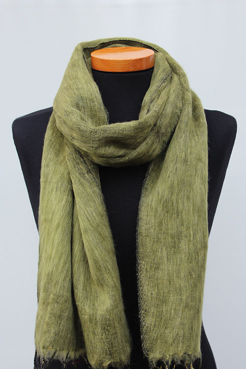 Kleine-Nepal-sjaal-Limoen-groen-NK024-5 Kleine-Nepal-sjaal-Limoen-groen