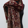 Geborduurde-sjaal-donker-rood-BW062-3 Geborduurde-sjaal-donker-rood