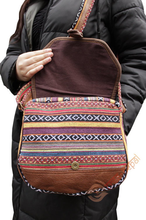 Schoudertas Ganesha Surya 2 Schoudertas Ganesha surya– handgemaakte handtas