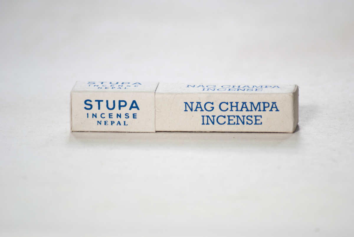 Nag-Champa-tube-single_stupa-incense Nag Champa wierook in buis