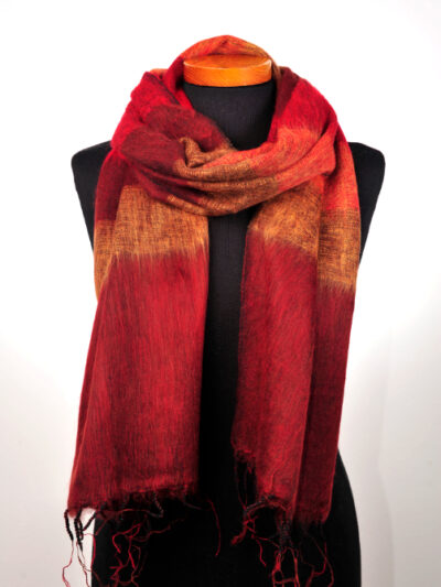 Kleine Nepal sjaal Bruine Terracotta