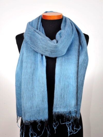 Kleine Nepal sjaal Denim Blauw